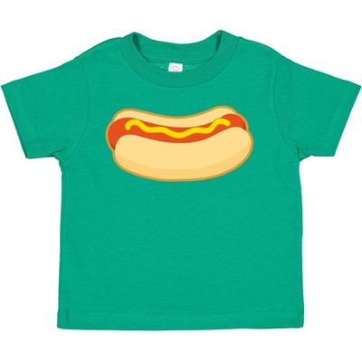 Inktastic Funny Hot Dog Toddler T-Shirt Food Bbq Picnic Summer Apparel Child Kid