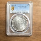 1882-S Morgan Dollar PCGS MS62 San Francisco $1 Silver Coin Uncirculated
