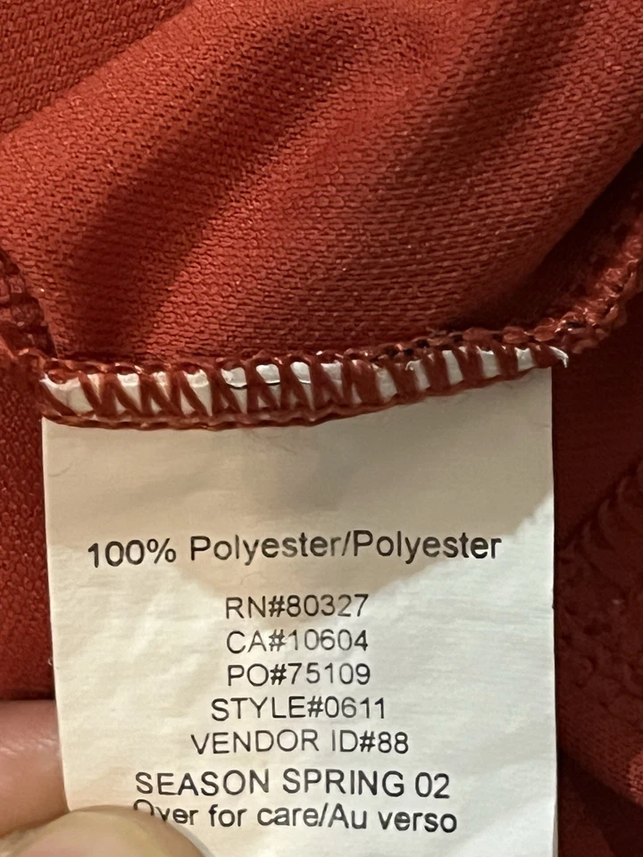 Vintage Red Blue Pearl Izumi Cycling Pullover XL Quarter Zip 3/4 Sleeve Jersey - Image 4 of 4