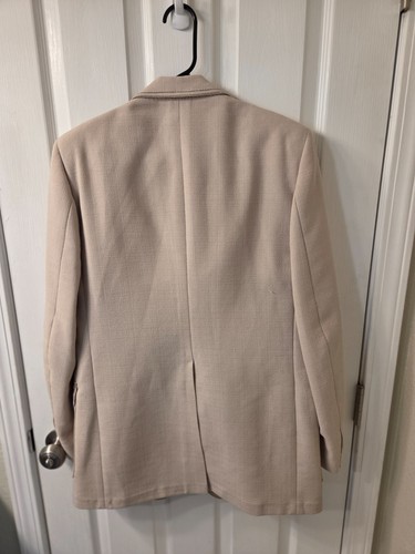Stanley Blazer schwarz Wollmischung weiß Gr. 40 normal #S163 - Bild 5 von 5