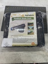 Agfabric 40 Sunblock Shade Cloth with Grommets for Garden Patio Plants, Black