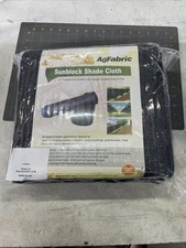 Agfabric 40% Sunblock Shade Cloth with Grommets for Garden Patio Plants, Black