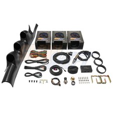 Glowshift Boost Fuel Psi Wideband Air Fuel Gauges Pod For 05-14 Ford Mustang