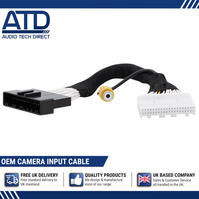 Add Camera Input To Factory Radio Cable For Nissan Renault With 8'' Easylink Unit