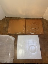 Backsplash Tiles Metallic Copper Embossed Sun...