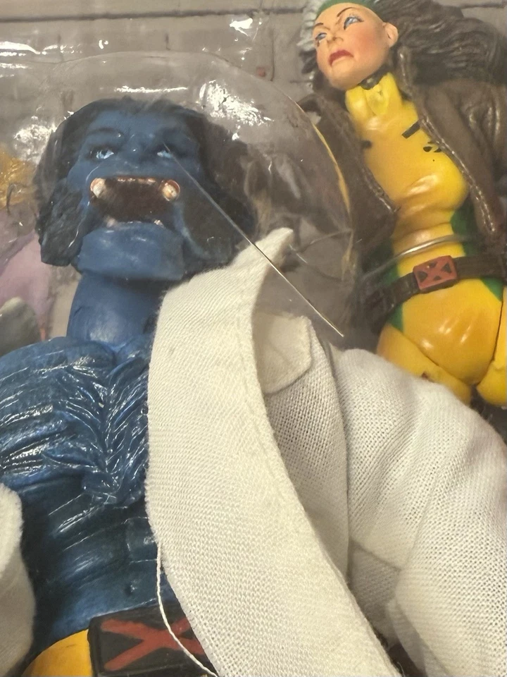 Marvel Legends X-Men Magneto Gambito Bestia Wolverine Pícaro 5pk NUEVO 2003 - Ver Fotos Foto 4 de 4