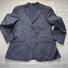 Jos. A. Bank Mens Blue Traveler Single Breasted Two-Button Blazer Size 42R    
