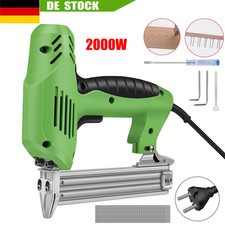 2000W Elektrischer Nagelpistole Tacker Klammer Gerader Tacker Set Holzbearbei
