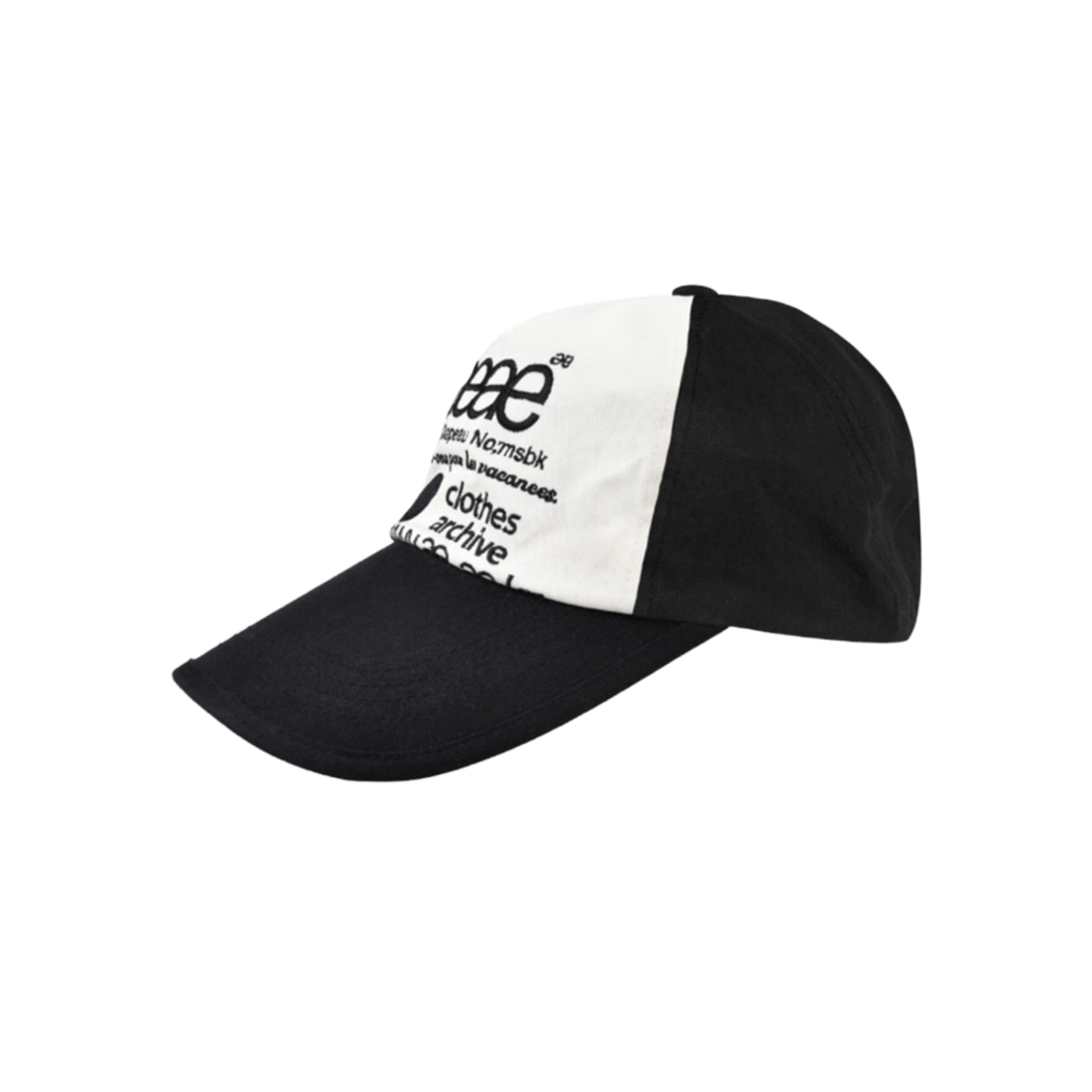 Aeae Web Logo Two Tone Ball Cap Black White | eBay