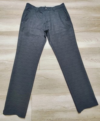 Adidas Golf Performance Stretch Pants MenSz34X32 (Actual 33X31) Heathered Black