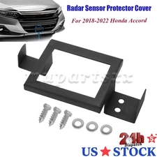 Anti-Theft Radar Sensor Protector Cover For 2018-22 Honda Accord ABS Matte Black