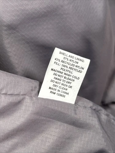 Huckberry Taylor Stitch Gray Utility Nylon Jacket  Full Zip Men’s 44 Lightweight image 12