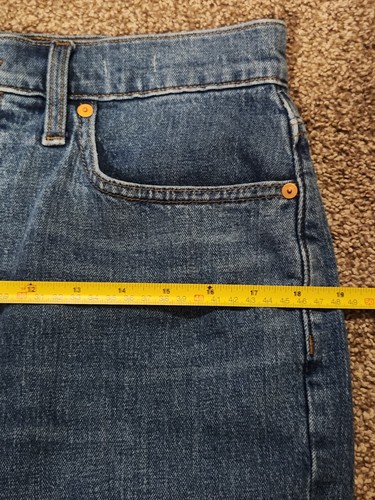 Madewell Women's 29 The MomJean High-Rise Straight-Leg Denim Jeans Medium Wash - Picture 14 of 16
