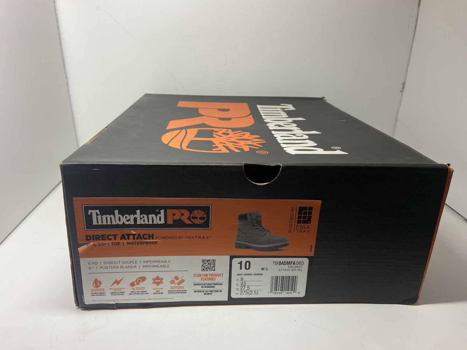 Timberland Pro Boots-Water Proof-Men's size 10-Color Gray-Ne