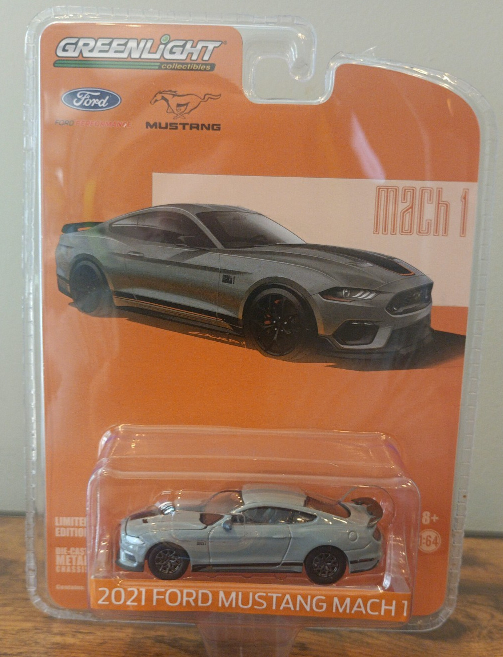 Rare 2021 Ford Mustang Mach 1 Fighter Jet Gray. New Carded Sealed 12 Avail.