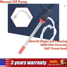 Manual Oil Transfer Pump Hand Gear Oil Pump Dispenser For 5 Gallon Bucket Pail