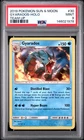 2019 POKEMON SUN & MOON TEAM UP #30 GYARADOS-HOLO PSA 9