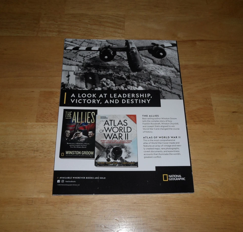 National Geographic Atlas Of World War II WWII Magazine 2025 *NEW* - Image 2 of 3