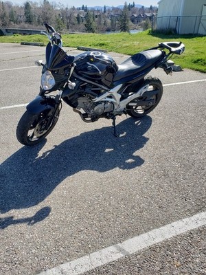 Ermax Nose Fairing Black  Screen Suzuki SFV 650 Gladius 2009-2015