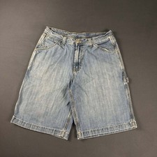Lucky Brand Dungarees Carpenter Jean Shorts Mens 32 Made in USA Y2K Jorts