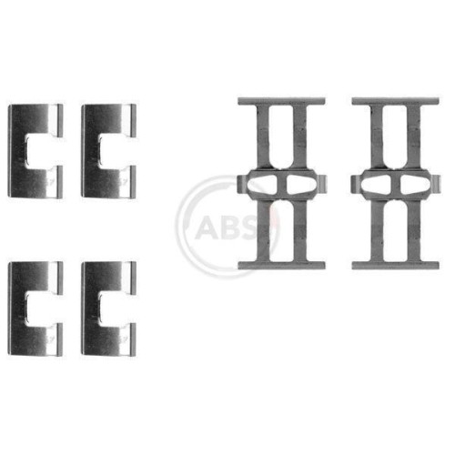 Kit accessoires plaquette de frein A.B.S. 1118Q pour révision Honda