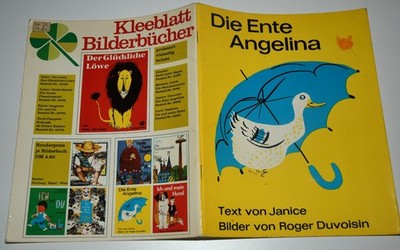 Janice: Die Ente Angelina 1974 Bilder Roger Duvoisin Bilderbuch Kinder vintage