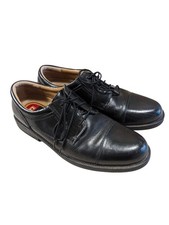 Chaps Belmont Black Leather Oxford Dress Shoes Size 11.5