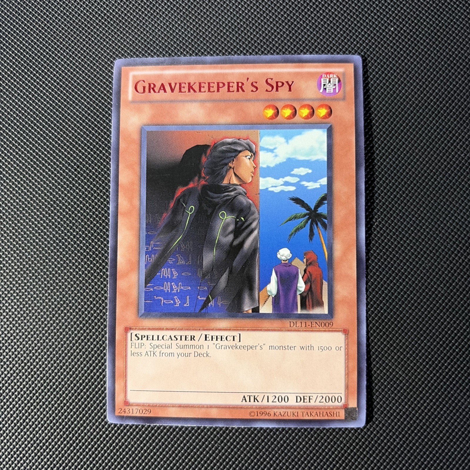 Gravekeeper's Spy DL11-EN009 YuGiOh Duelist League 2 trading card — raw and PSA graded price guide