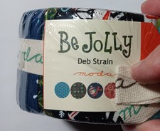 BE JOLLY Jelly Roll by Deb Strain for Moda Fabrics. Rare. OOP.