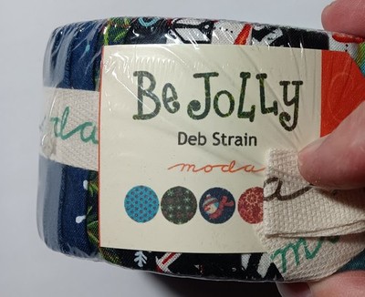 BE JOLLY Jelly Roll by Deb Strain for Moda Fabrics. Rare. OOP.