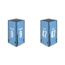 MAN CITY FC 2024/25 PLAYERS HOME KIT VINYL SKIN DECAL FOR XBOX SERIES X CONSOLE