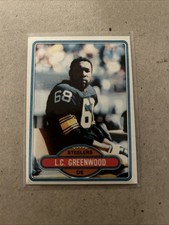 🟧1980 Topps L.C. Greenwood #375 Pittsburgh Steelers Football Vintage Card