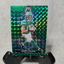 2025 Panini Mosaic GARRETT WILSON Green Prizm Silver Color Match NY Jets NFL