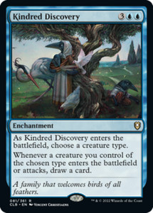 Magic: The Gathering Kindred Discovery - Commander Legends: Battle for Baldur's Gate #81 Rare Enchantment