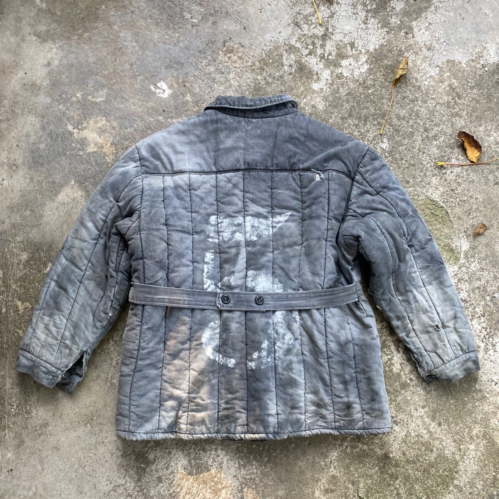 Vintage 80s ussr soviet army military work vatnik telogreika jacket - product detail image 9