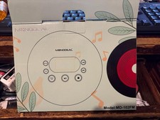 MONODEAL Portable Rechargeable Personal CD Player MD-102 w/ charger NEW OPEN BOX