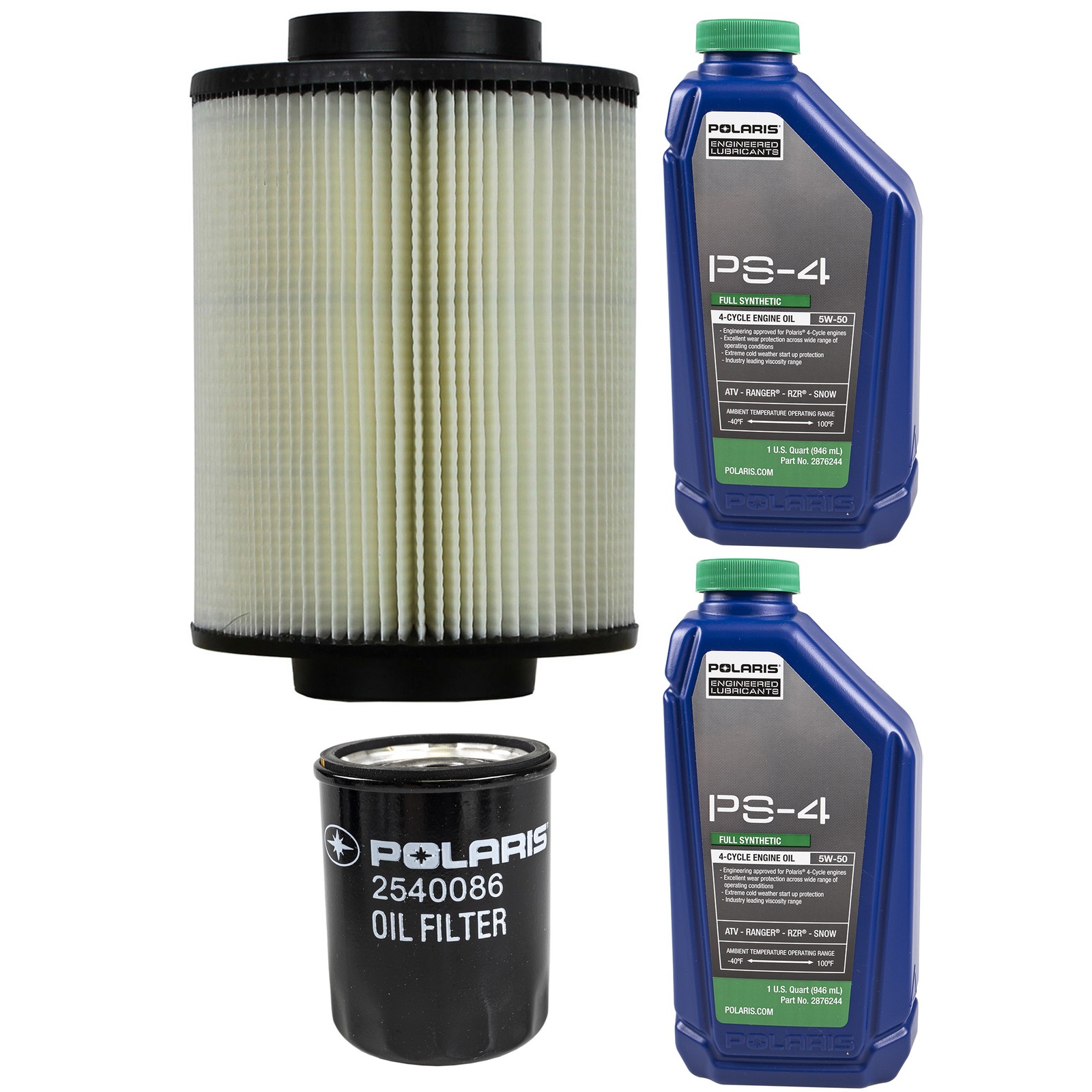 Polaris Oil Change Kit with Air Filter for 2009-2011 RZR S 800 EFI