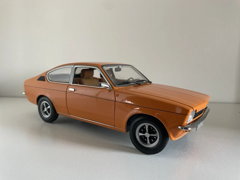 Opel Kadett C Coupé Orange 1976 1/18 Minichamps 1.18 No GT/E - Immagine 3 di 4