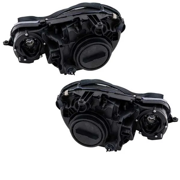 适用于 03-06 梅赛德斯 E 级车头灯卤素车头灯带灯泡对套装 — 第 3/4 张图片