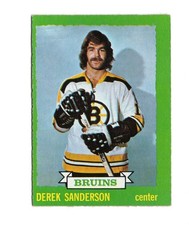 1973-74 O-Pee-Chee Hockey - DEREK SANDERSON #183 BOSTON BRUINS Vintage OPC