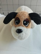2024 Mini Pound Puppy Plush Dog White Brown & Black