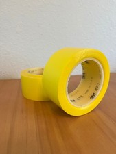 3M 471 Yellow Vinyl Tape 2" x 36yd - TWO Rolls - Wide Floor Marking Tape