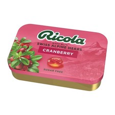 Ricola Zuckerfreie Cranberry Kräuter Bonbon Dose 75g