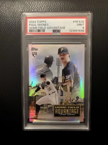 2024 Topps Update Series - Home Field Advantage Paul Skenes #HFA-32 (RC) PSA 9