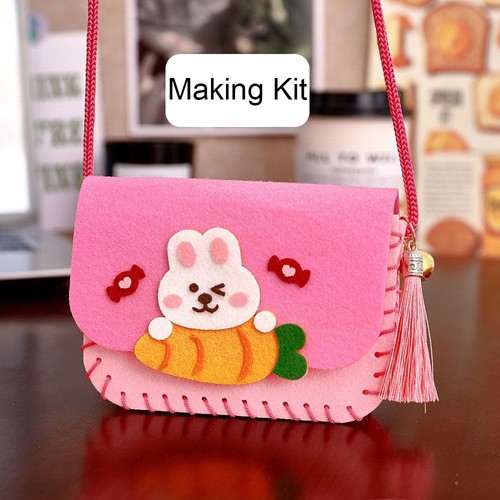 Crafts Art Handmade Bag Felt Crossbody Bag Gift DIY Handbag - Picture 11 of 11