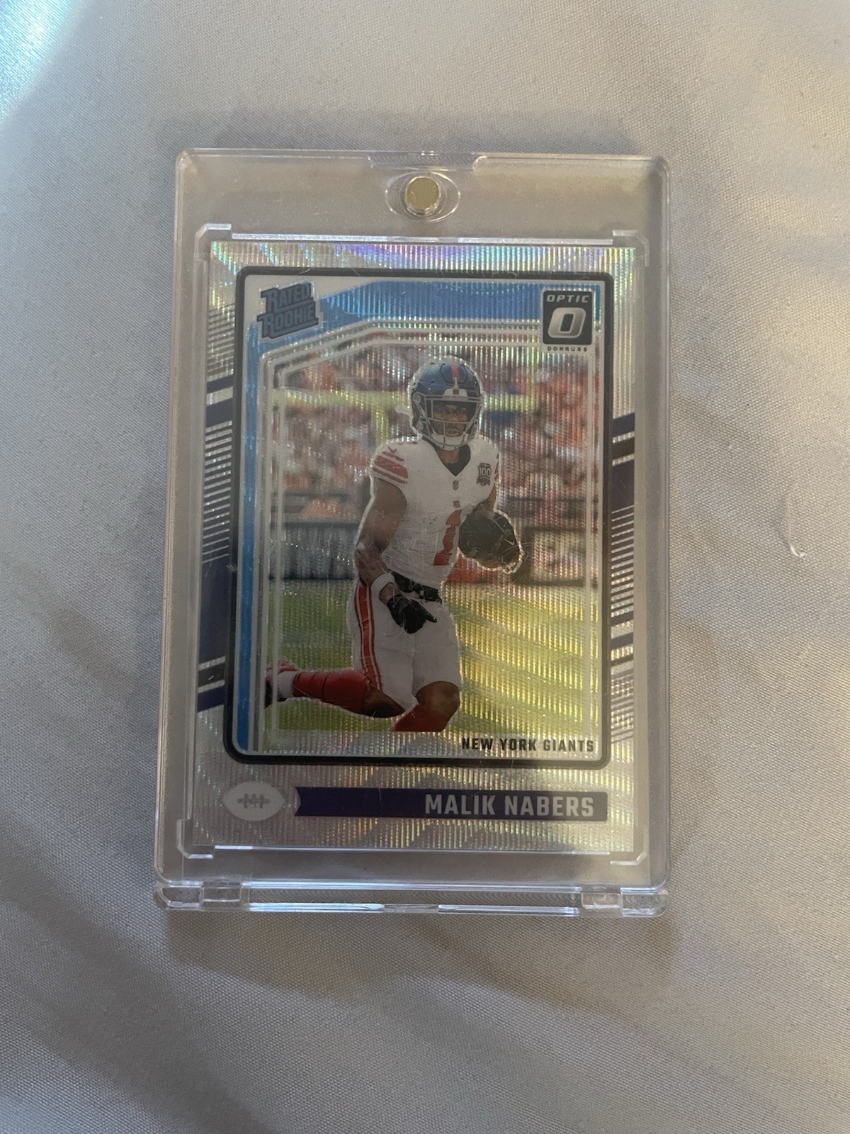 2024 Panini Donruss Optic - Rated Rookie Malik Nabers #271 Wave Prizm /300 (RC)