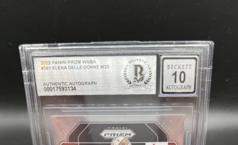 Elena Delle Donne WNBA Mystics HOF Autographed Beckett Slabbed Card COA - Image 4 of 4