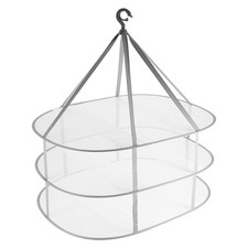 3-Tier Sweater Drying Rack Hanging Clothes Ha...
