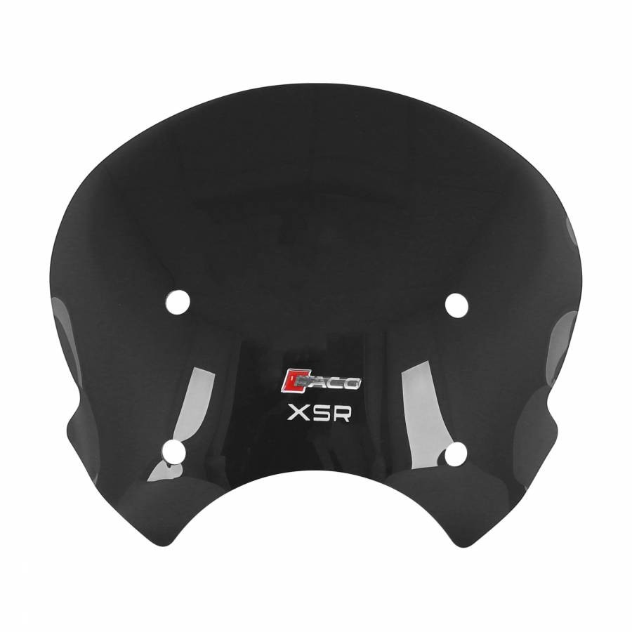 Pare-brise pour Yamaha 900 XSR 2016-2019 couleur fumée hauteur 300mm