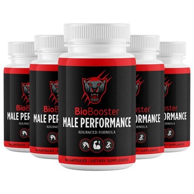 (5 Pack) BioBooster Testo Booster for Men Bio Booster Performance + ed Pills
